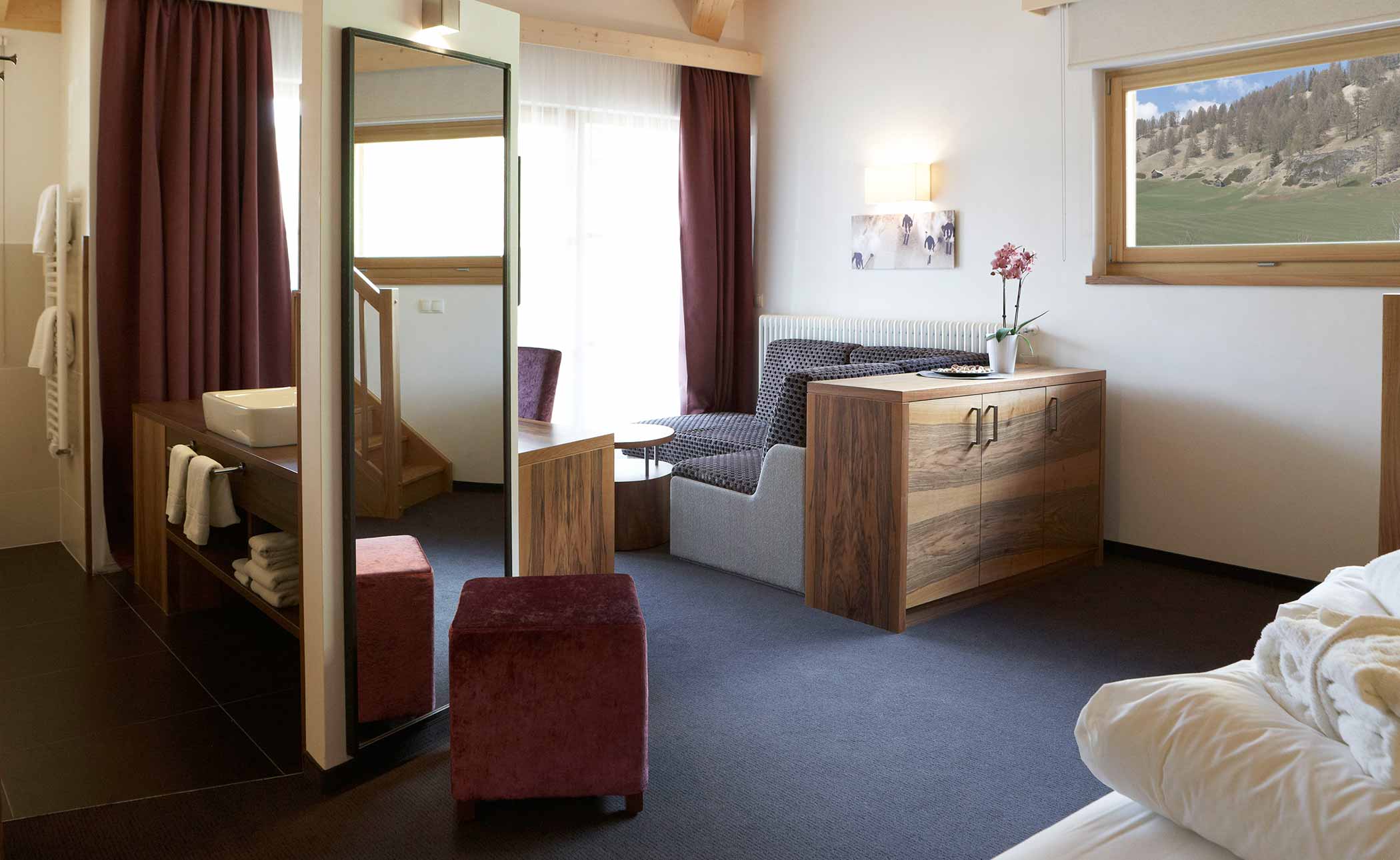 Family Suite Piz - Wohnen | Hotel Störes